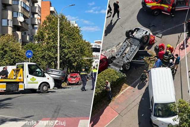 Update - Accidentul de pe Dorobanților: ce spune Poliția și cum explică șoferul impactul