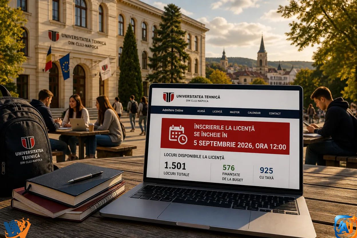 UTCN prelungește înscrierile la licență până pe 5 septembrie