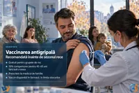 Vaccinarea antigripală începe înainte de sezonul rece