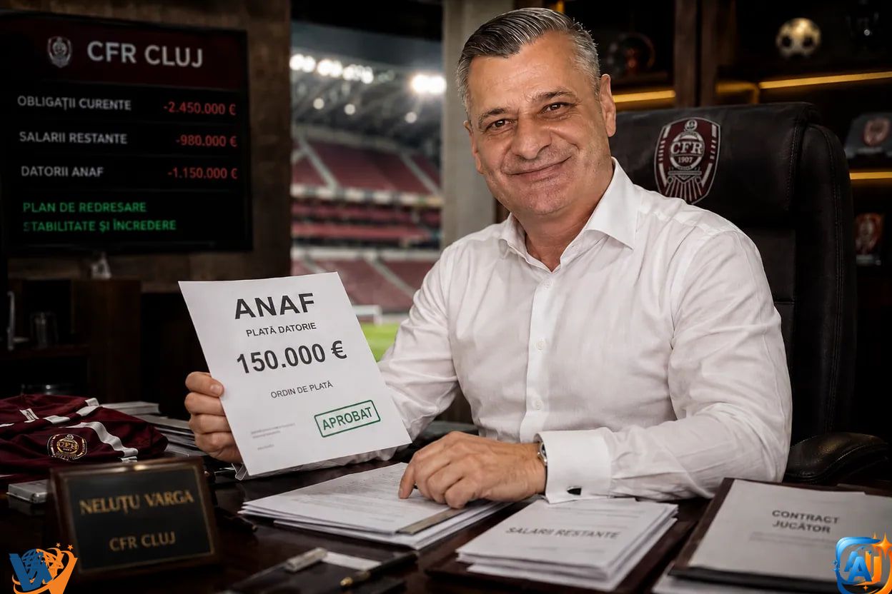 Varga respinge insolvența la CFR Cluj și anunță plata către ANAF