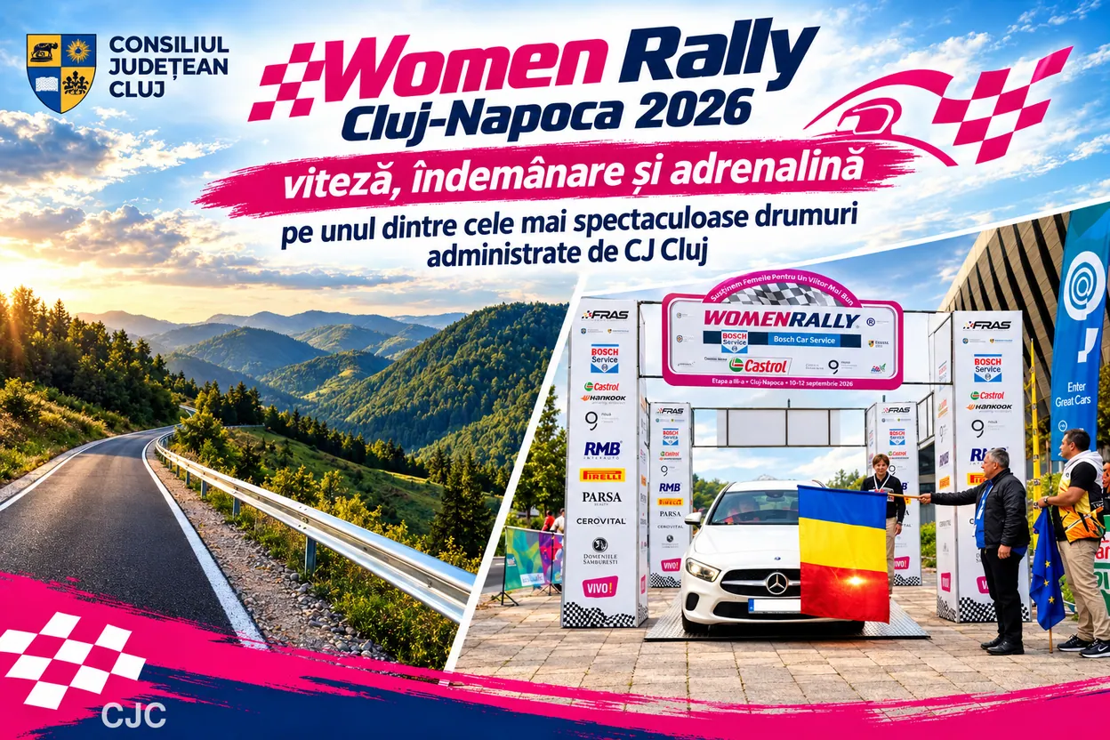 Women Rally Cluj-Napoca 2026 aduce restricții pe DJ 107T