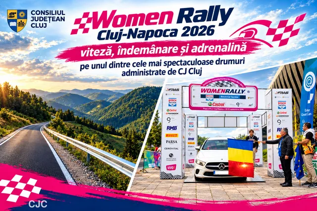 Women Rally Cluj-Napoca 2026 aduce restricții pe DJ 107T