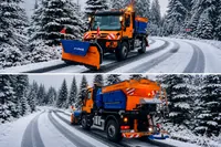 Zăpadă pe Transalpina: utilaje pe DN 67C în Alba