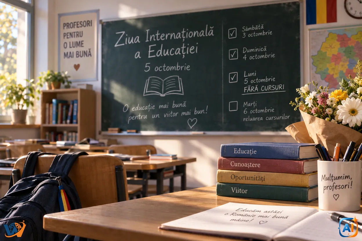 Ziua Educației: elevii au weekend prelungit